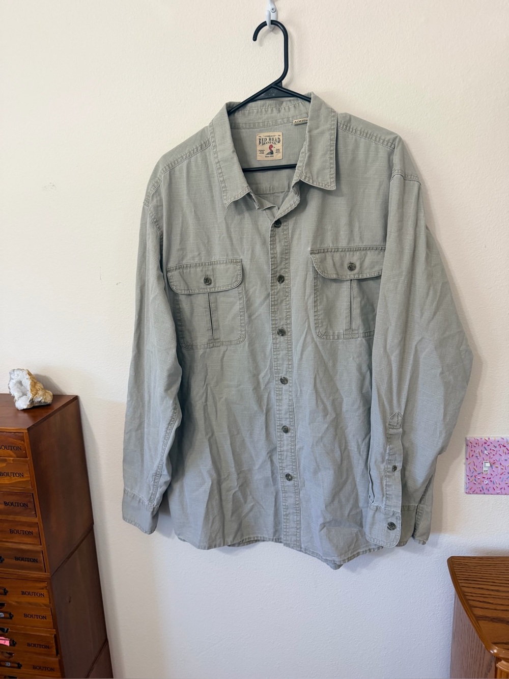 RedHead men’s button shirt side 2XL